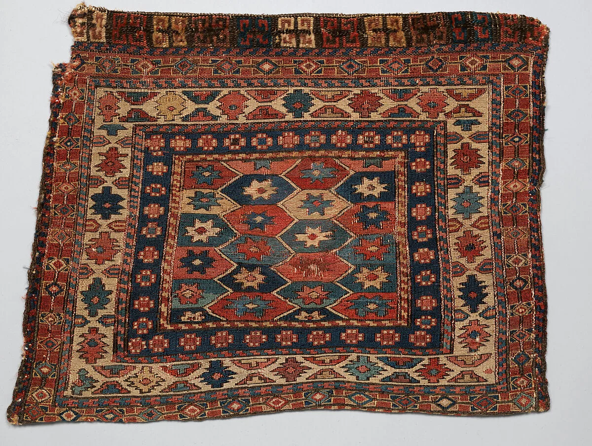 Face from Half of Double Saddle Bag (Khorjin) — Unknown