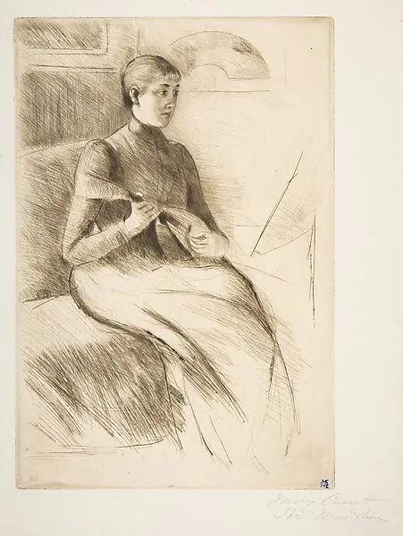 The Mandolin Player — Mary Cassatt