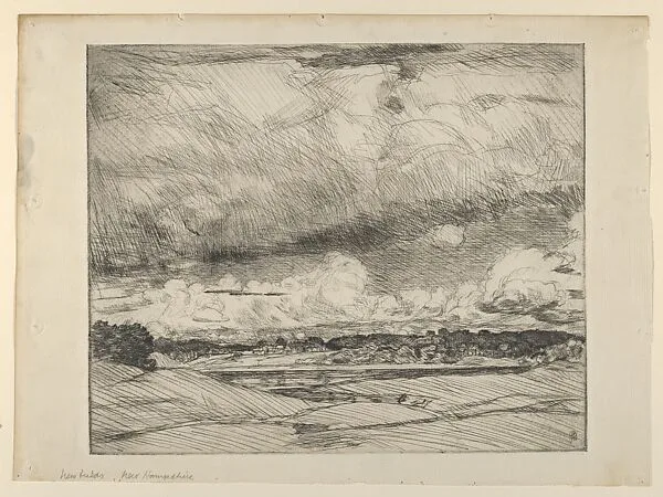 New Fields, New Hampshire — Childe Hassam