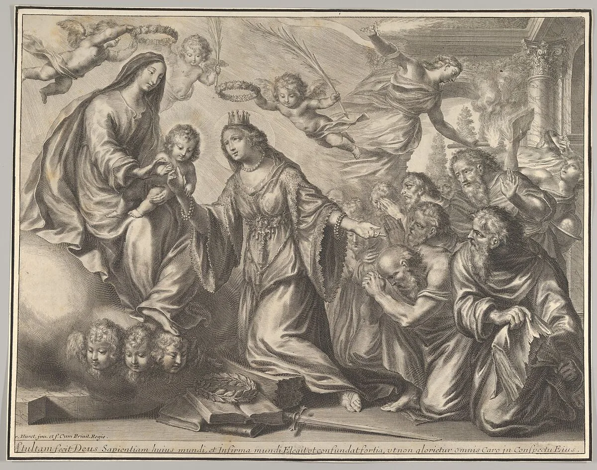 Mystic Marriage of St. Catherine — Grégoire Huret