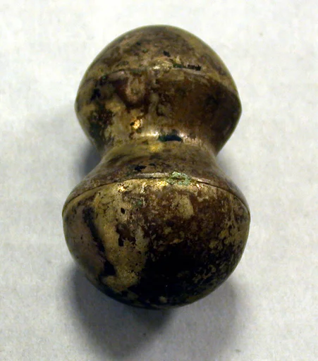 Hammered Silver Peanut Ornament