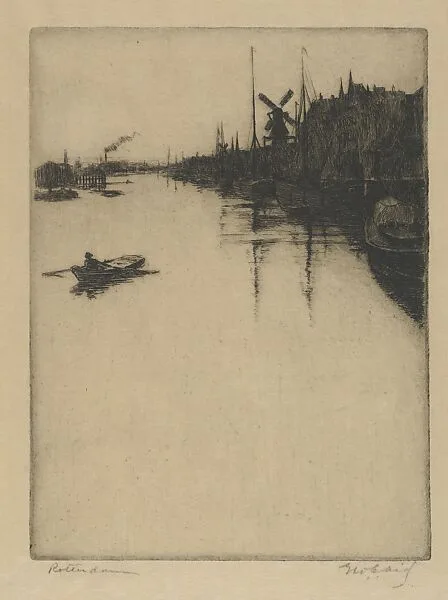 Canal, Rotterdam — George Charles Aid