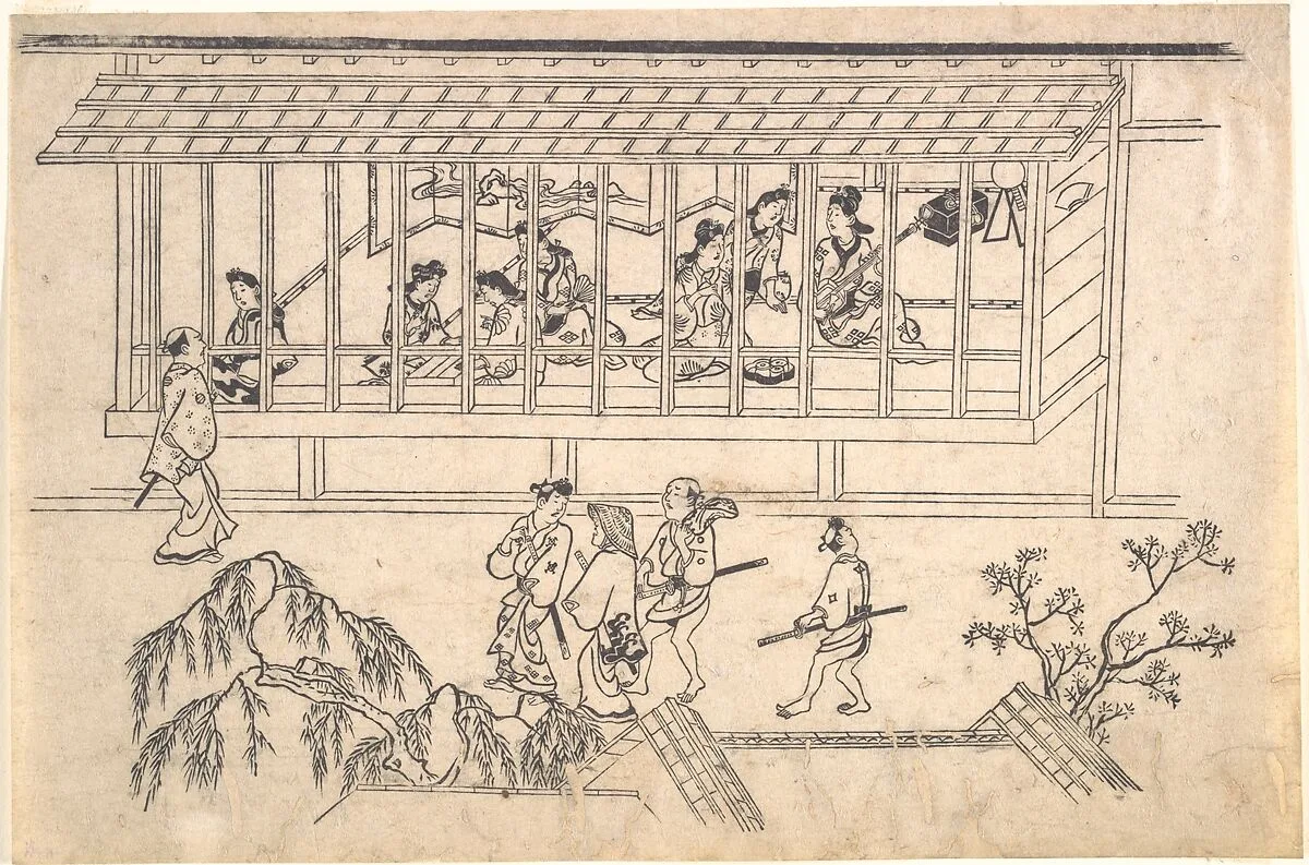 Untitled — Hishikawa Moronobu 菱川師宣