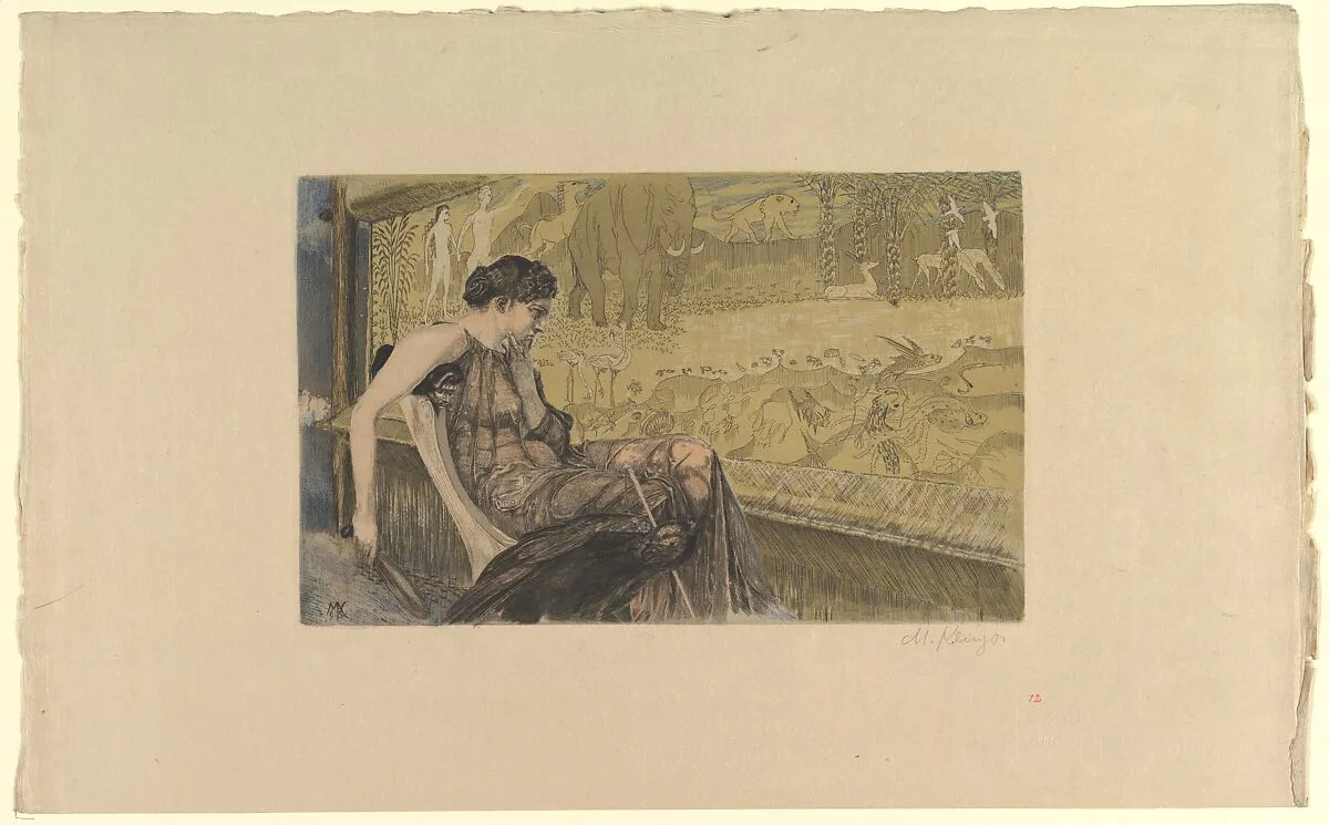 Leuckart Certificate (Penelope) — Max Klinger