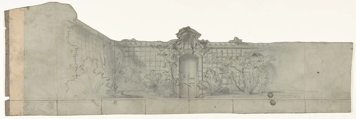 Design for a Stage Set at the Opéra, Paris — Eugène Cicéri