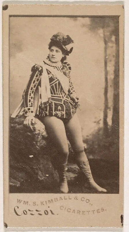 Miss Cozzoi, from the Actresses series (N203) issued by Wm. S. Kimball & Co. — William S. Kimball & Company