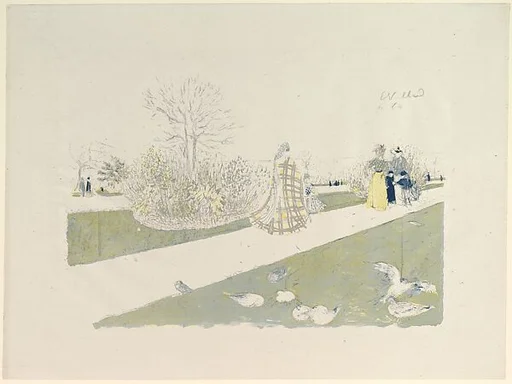 The Tuileries Garden, from Album des Peintres-Graveurs