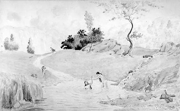The Drowning Nymph — Louis Michel Eilshemius