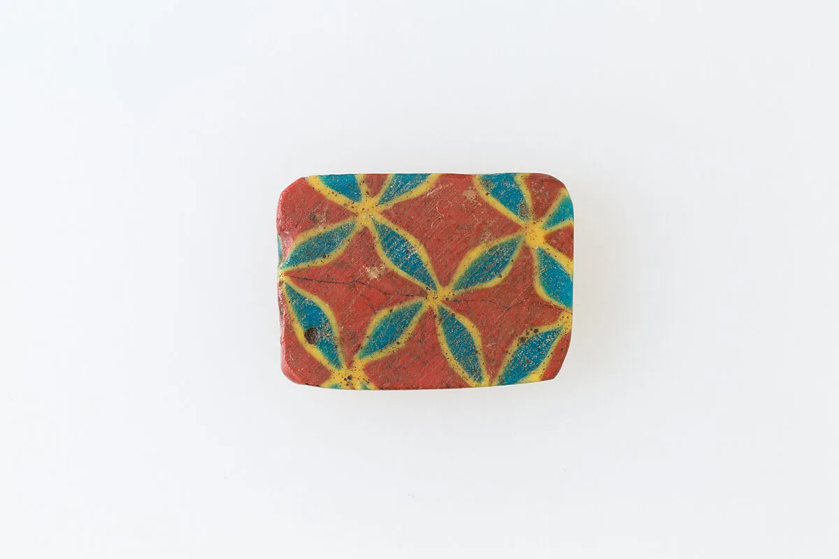 Inlay fragment, net design — Unknown