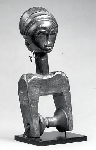 Heddle Pulley with Female Figure