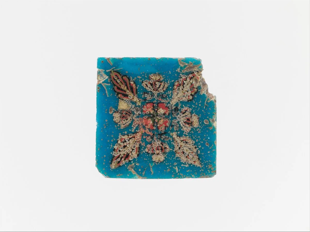 Glass mosaic inlay — Unknown