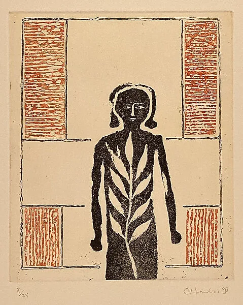 One Woman — Stephen Chambers|Sarah James Printmaking, Winchester