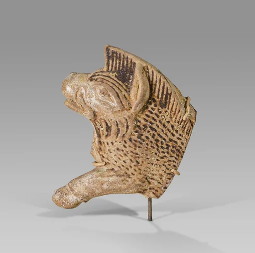 Terracotta plaque of a boar