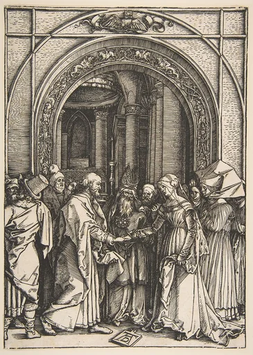 The Betrothal of the Virgin, from The Life of the Virgin