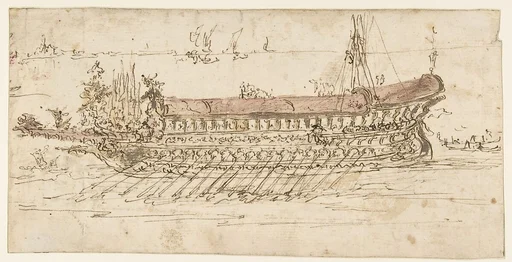 The Bucintoro Moving to the Left (recto); The Bucintoro Moving to the Right (verso)
