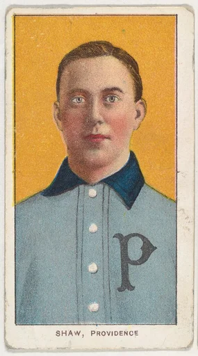 Shaw, Providence, Eastern League, from the White Border series (T206) for the American Tobacco Company