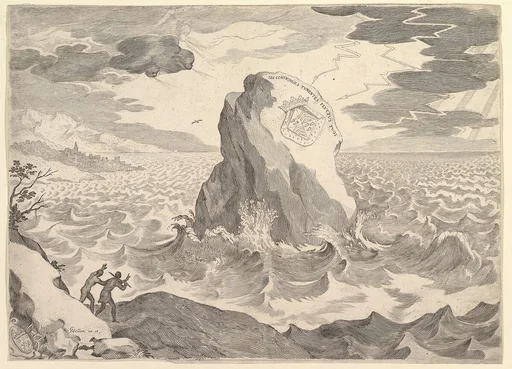 Allegory Against the Pelagian Heresy (Allégorie contre l'hérésie pélagienne et armoiries de la duchesse d'Aiguillon)