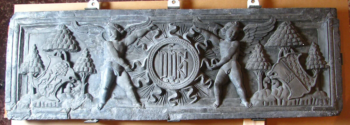 Angels supporting the arms of Christ — Giovanni Gagini