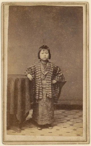 [Girl with Striped Robe]