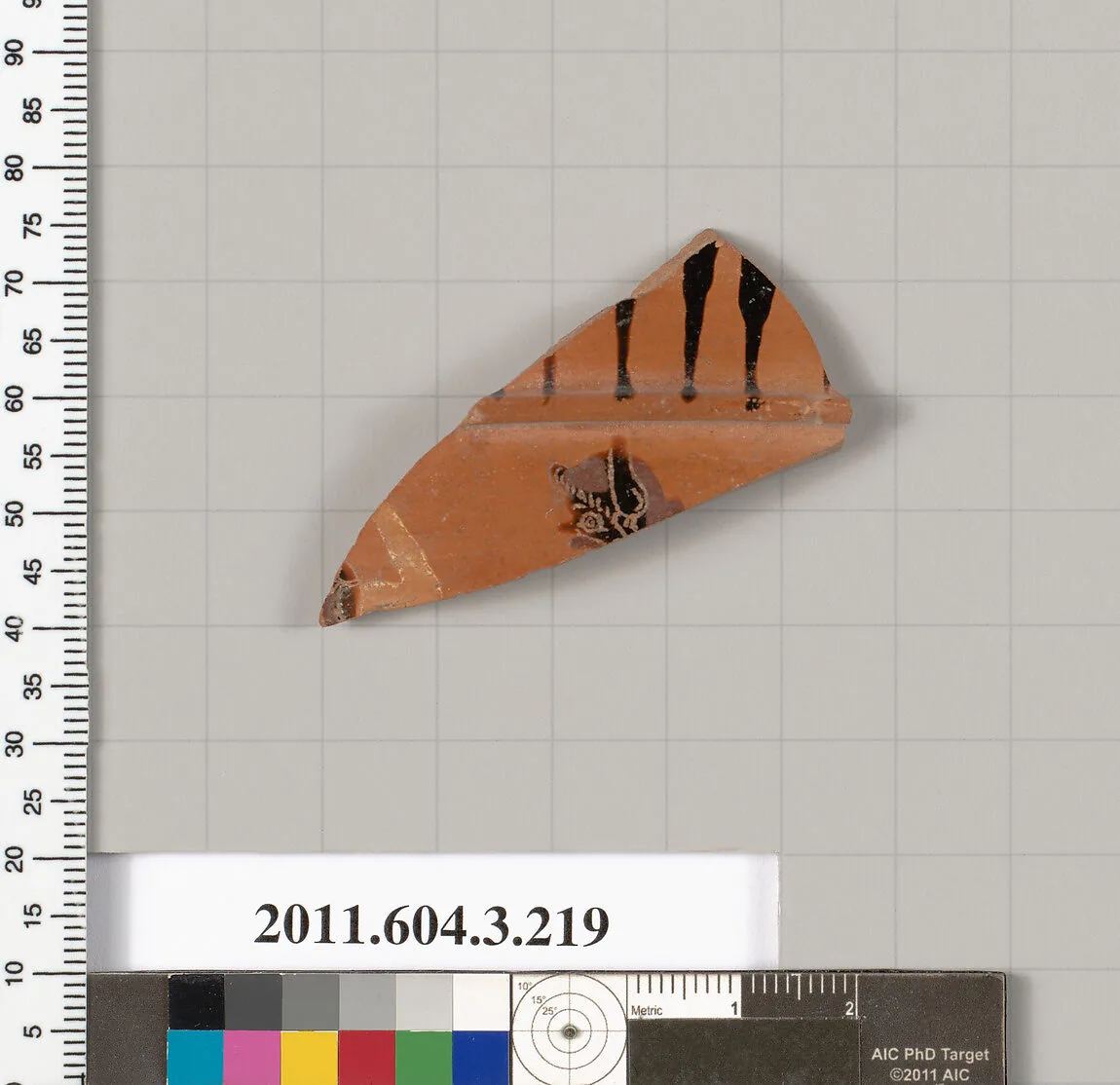 Terracotta fragment of a neck-amphora of Nicosthenic shape (jar) — Unknown