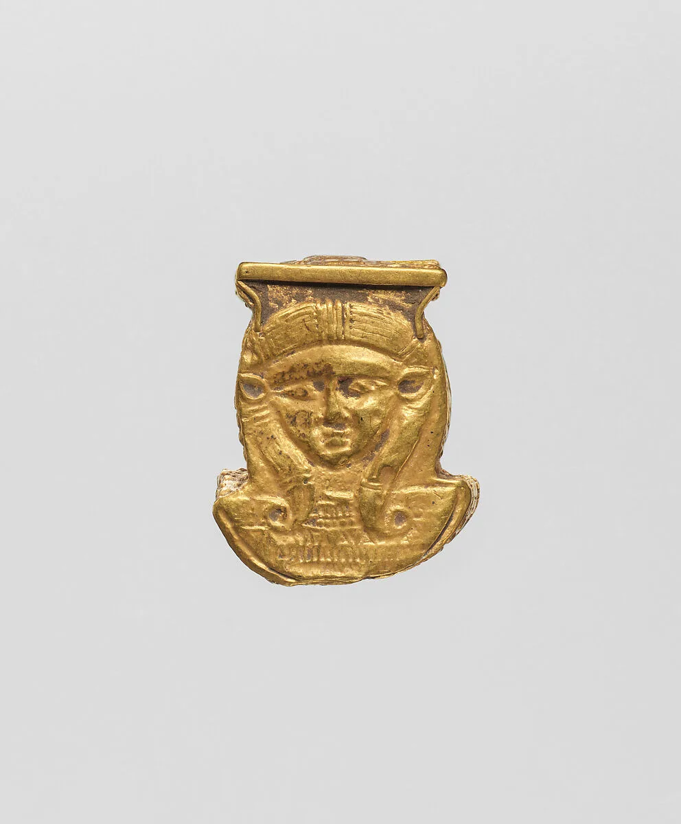 Bead, Hathor head — Unknown