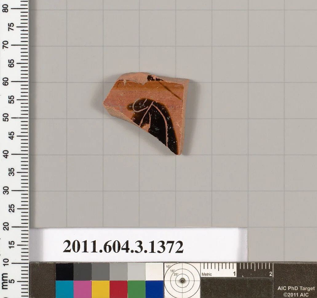 Terracotta fragment of a skyphos (deep drinking cup) — Unknown