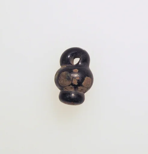 Glass pendant in the form of a jar