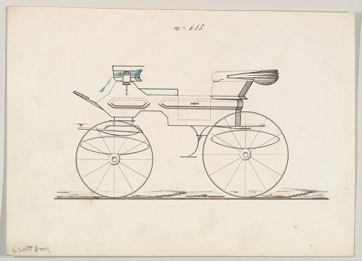 Design for Vis-à-vis, no. 615 — Brewster & Co.