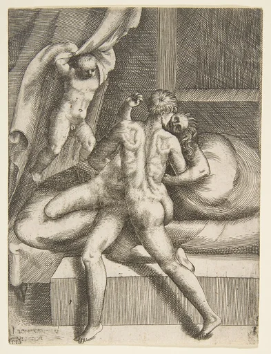 Apollo and Leucothea, from "The Loves of the Gods"
