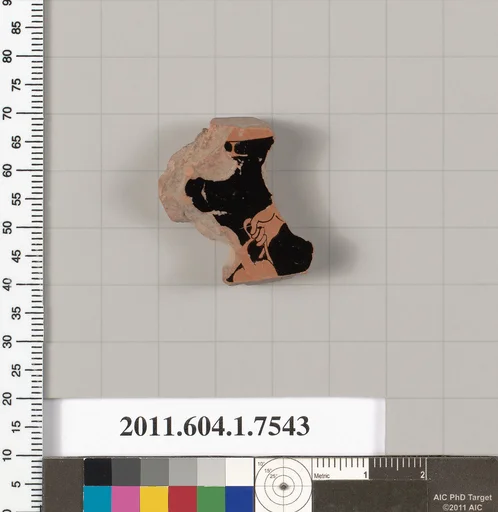 Terracotta fragment of a kylix (drinking cup)
