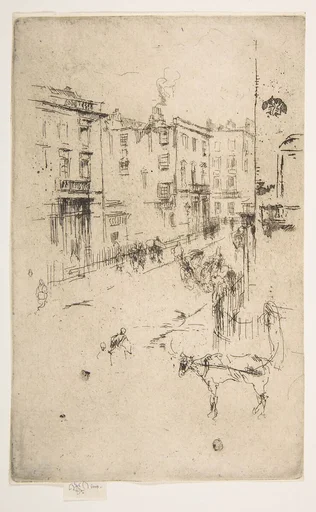 Alderney Street, from "Gazette des Beaux-Arts," 1881