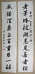 對聯|Couplet for Xie Zhiliu'e Eightieth Birthday