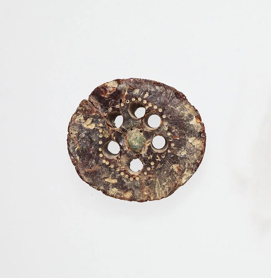 Segment from a bronze fibula (safety pin) — Unknown