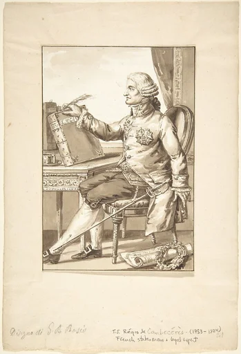 Portrait of J. J. Régis de Cambecérès