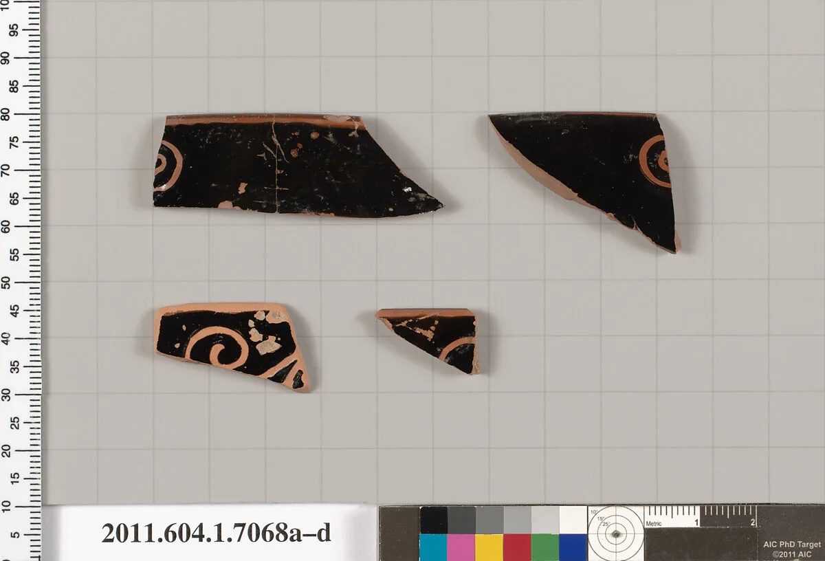 Terracotta rim fragments of kylikes (drinking cups) — Unknown