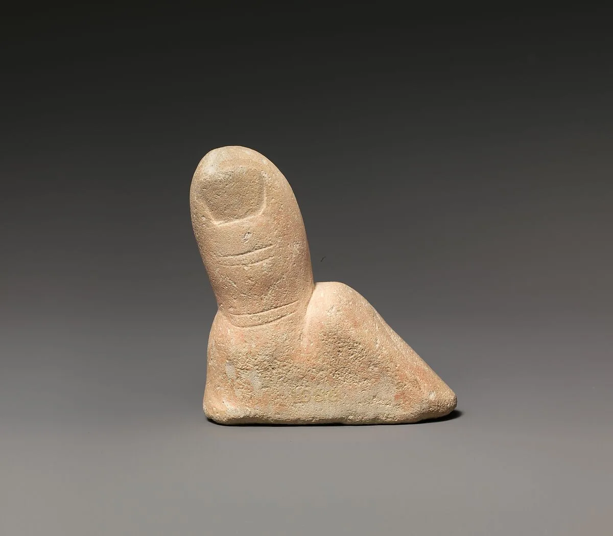 Limestone votive toe — Unknown
