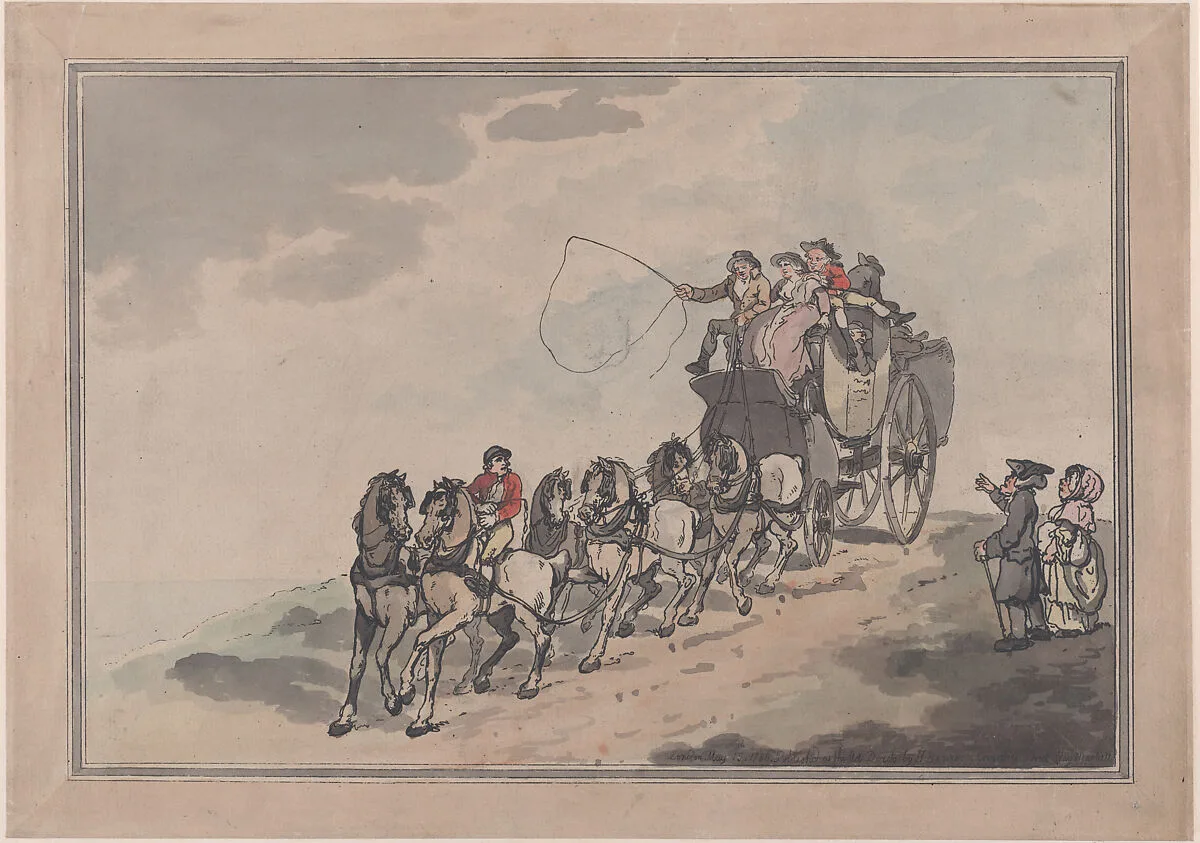 Stage Coach and Six — S. W. Fores|Thomas Rowlandson