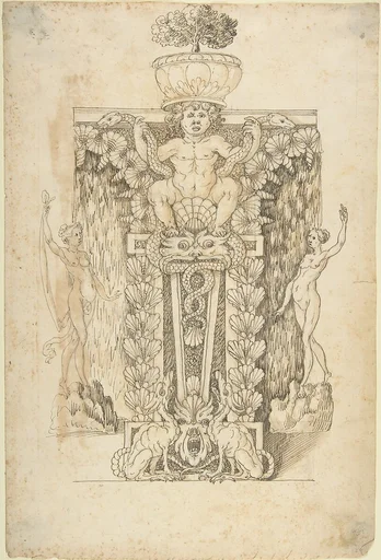 Design for a Wall Fountain