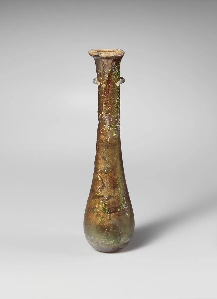 Glass perfume bottle — Unknown