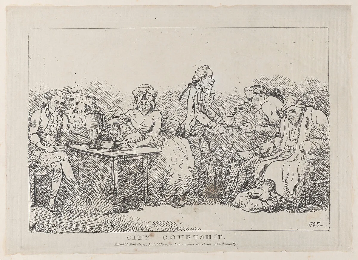 City Courtship — Thomas Rowlandson|S. W. Fores