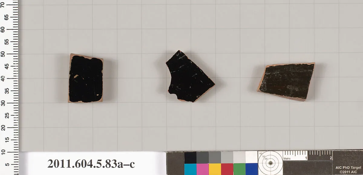 Terracotta fragments of kylikes (drinking cups) — Unknown