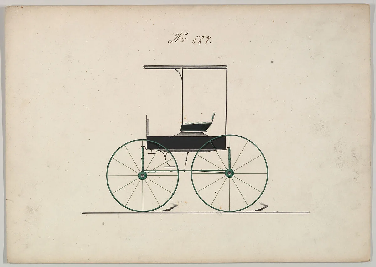 Design for Wagon, no. 887 — Brewster & Co.
