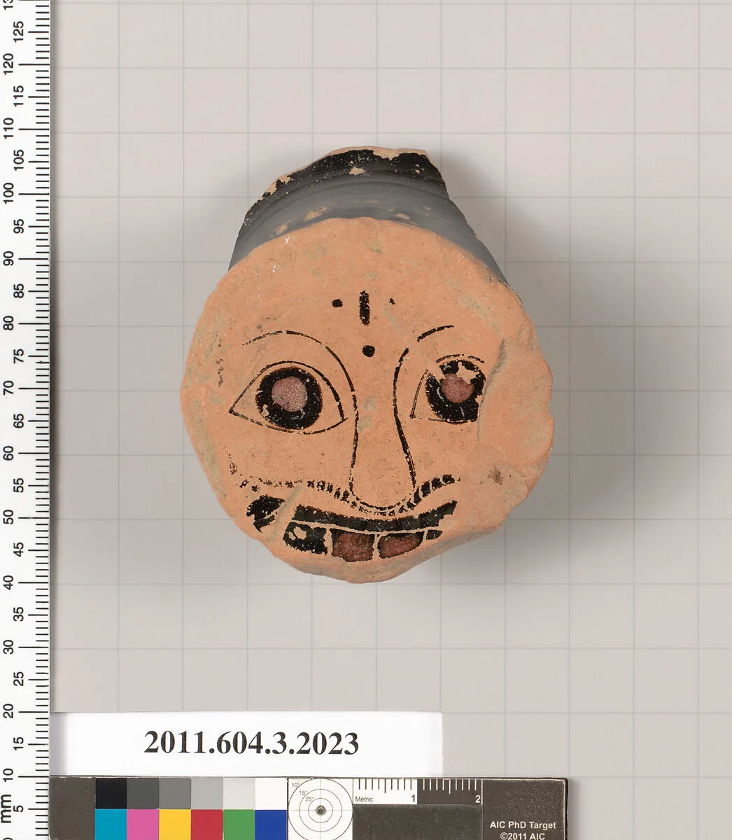 Terracotta fragment of a kylix (drinking cup) — Unknown
