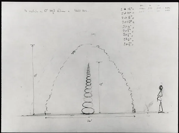 Untitled (Diagram for the Metropolitan Museum of Art Roof Garden) — Andy Goldsworthy