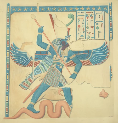 Seth Slaying a Serpent, Temple of Amun at Hibis