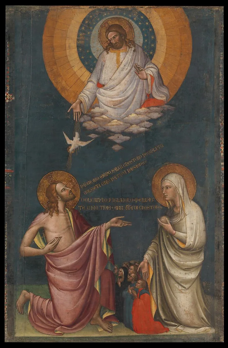 The Intercession of Christ and the Virgin — Lorenzo Monaco (Piero di Giovanni)