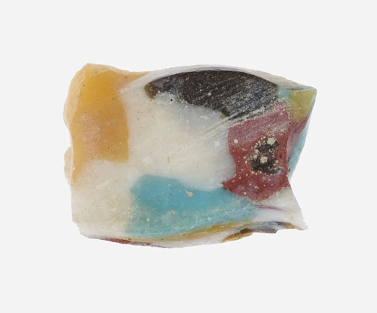 Fragment of a Dish of Polychrome Mosaic Glass — Unknown