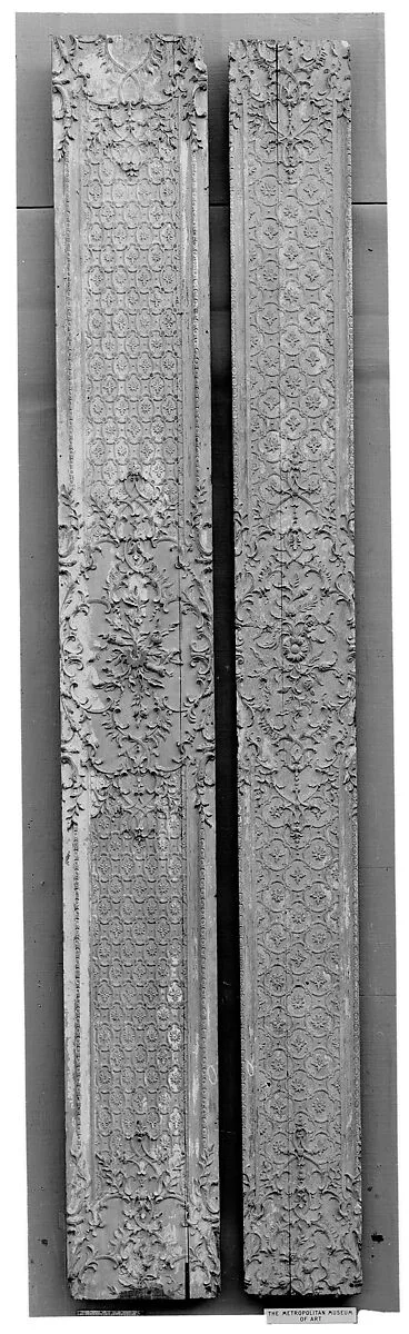 Pilaster panel possibly from the Château de Rambouillet, France — Unknown
