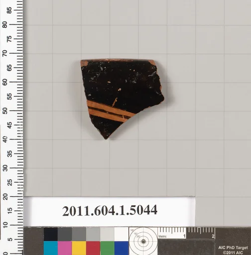 Terracotta fragment of a kylix (drinking cup)