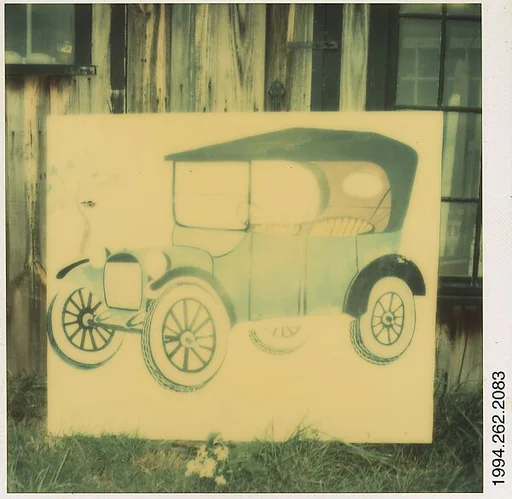 [Hand-Painted Sign of Model T Ford, Old Lyme, Connecticut]